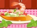 Oyunu Shrimp Bruschetta
