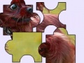 Oyunu Little frightened dog puzzle 