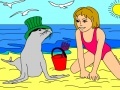 Oyunu Rossy Coloring games - Summer holiday