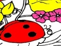 Oyunu Strawberrys and ladybug coloring 