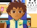 Oyunu Dora and Diego at the eye clinic
