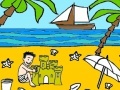 Oyunu Palm beach coloring