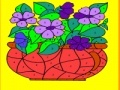 Oyunu Flowers in the vase coloring