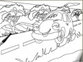 Oyunu The car online coloring page