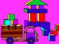 Oyunu Coloring: Castle of colorful cubes