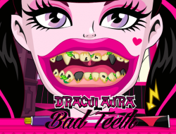 Draculaura kötü dişler