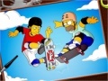 Oyunu Skatings Simpsons online coloring page
