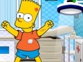 Oyunu Bart Simpson at the doctor