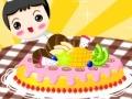 Oyunu Kids cake with fruit