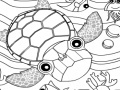 Oyunu Rosy Coloring: Turtle and Friends