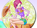 Oyunu Winx Tecna Style Round Pazzle